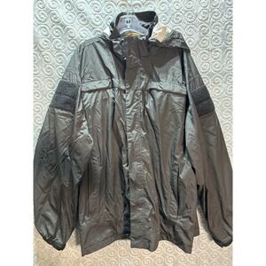 5.11 Tactical‎ Series Men's Gray Hooded Jacket 3XL Water Resistant Nylon